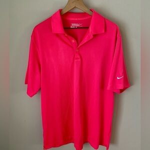 Nike Golf Mens Tour Performance Polo Dri-Fit Short Sleeve Shirt Size L